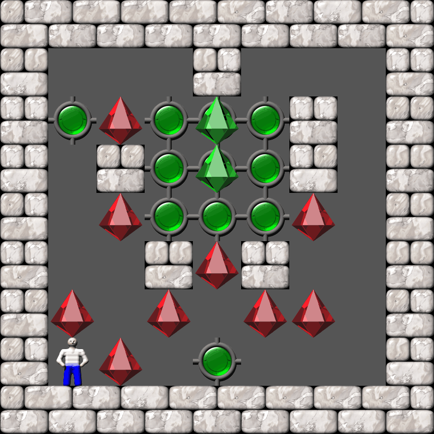 Sokoban Serg Belyaev 6 level 16